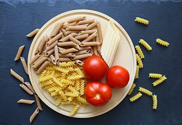 pomodori, pasta