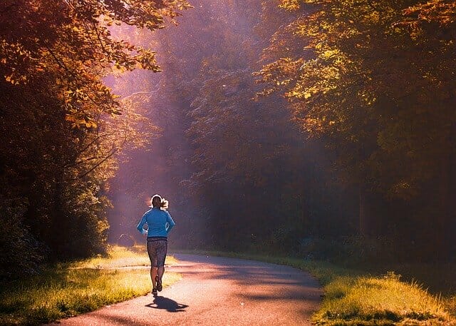 correre, correre nel parco