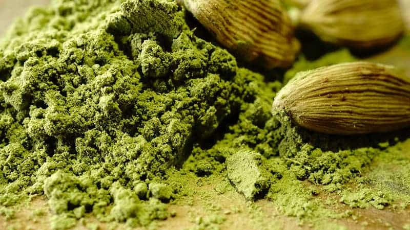 matcha tè in polvere